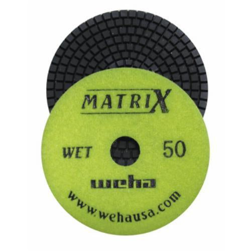 Weha Matrix 4 Wet Diamond Polishing Pads #50 to #3000 - side view
