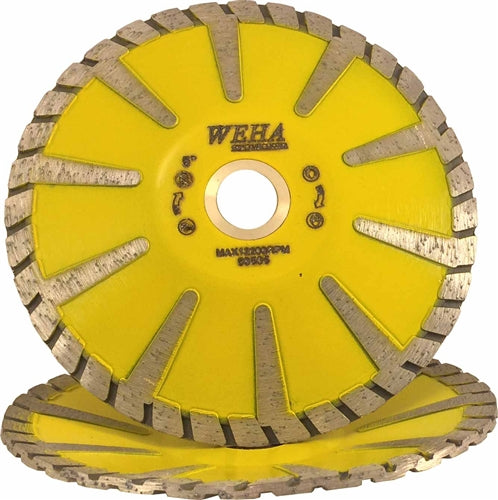 Weha 5”x7/8” - 5/8” Matrix Turbo Contour Blade with Side Diamond Cutting