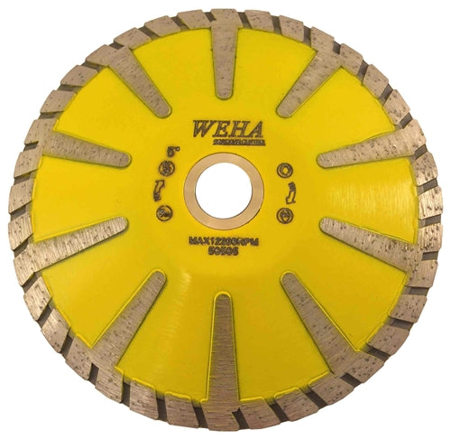 Weha 5”x7/8” - 5/8” Matrix Turbo Contour Blade with Side Diamond Cutting