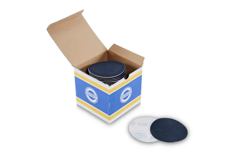 4" Hermes - BS 118 Velcro Backed Sand Paper - QRS Silicon Carbide Sandpaper