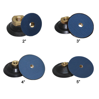 Alpha Flexible Backer Pads — Size: 4" — Size: 4" — Size: 4"
