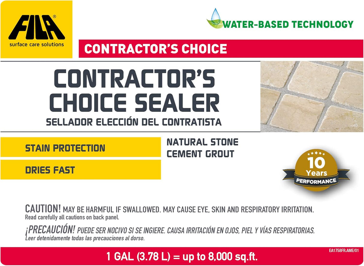 FILA Contractors Choice Sealer 1 Gallon - side view