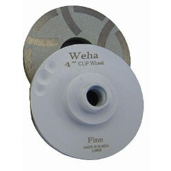 Weha 4” x 5/8”-11 Resin Filled Cupwheels