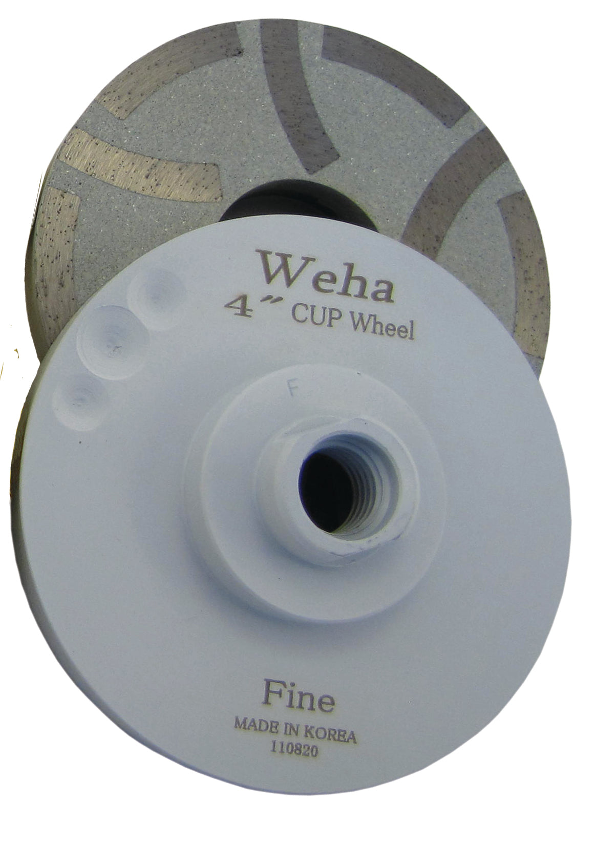 Weha 4" x 5/8"-11 Resin Filled Cupwheels
