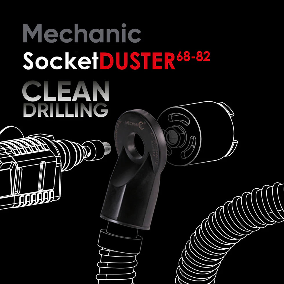 SocketDUSTER 6882 Dust Collector for Diamond Drills Clean, Efficient Outlet Hole Drilling - dimensions