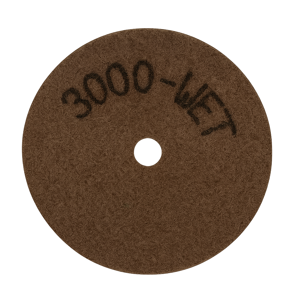 Dynamic Stone Tools Wet Polishing Pad (S-Series) - in use