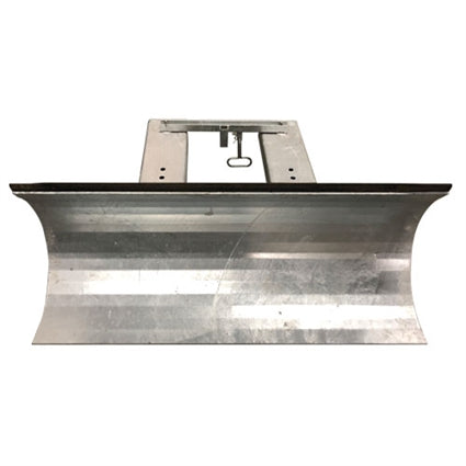 Weha ForkLift Snow Plow Attachment with Angle Adjustment - in use