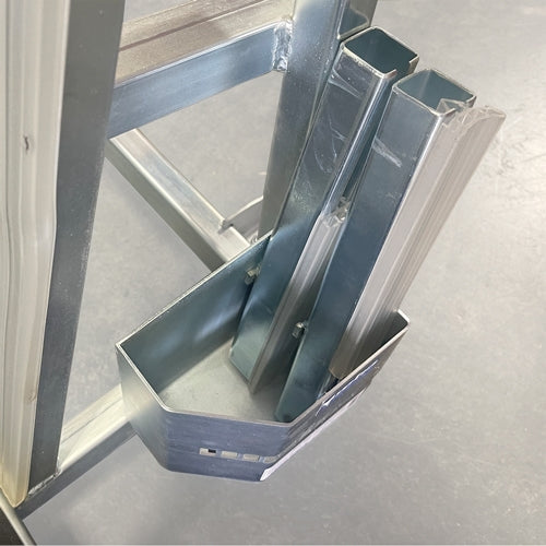 Weha Slab Buggy 1100lb cap for Stone Fabrication - close-up detail