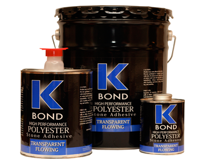 K-Bond Polyester Transparent Flowing Adhesive (5 Gallon Ship Saver Unit)