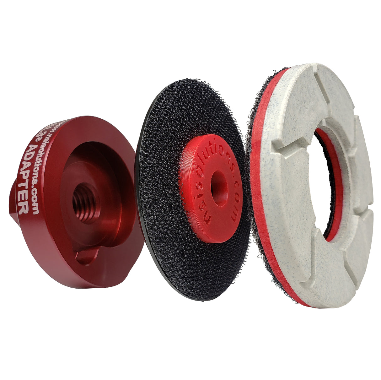 SL3® 3" Center Hub Hook and Loop Backer