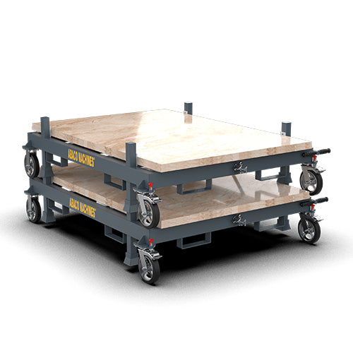 ABACO FLAT STACKING CART - AFSC060 — close-up