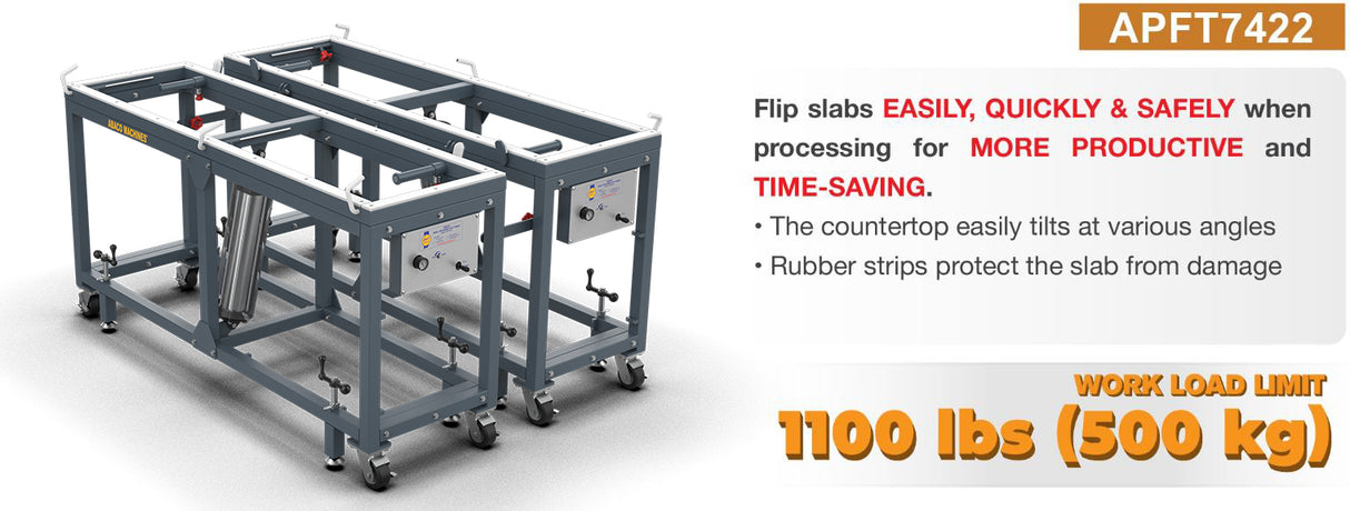 ABACO DUAL POLISHED FLIP TABLE - APFT7422 — application