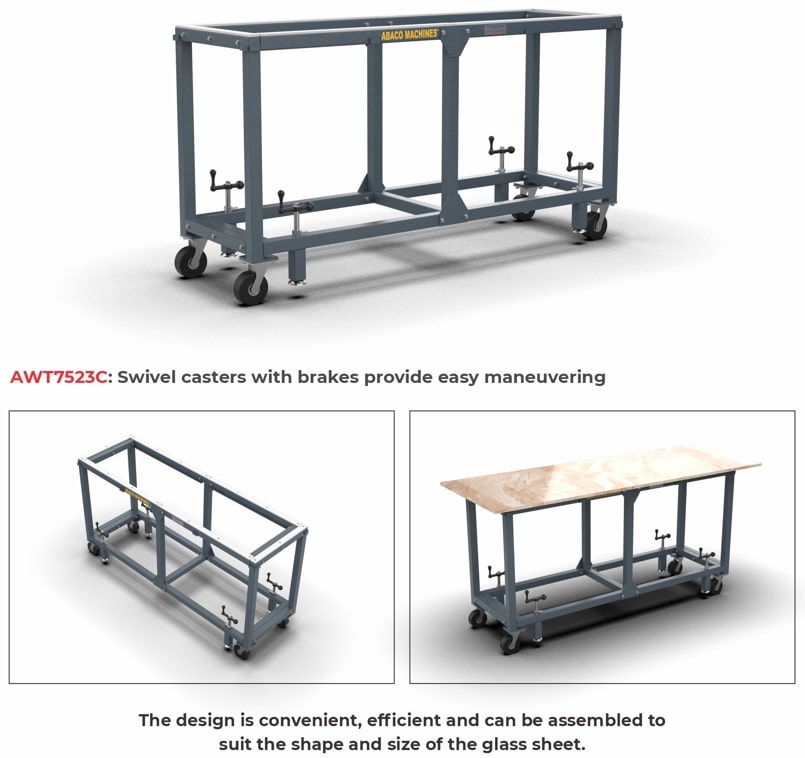 ABACO WORKING TABLE - AWT7523; AWT7523C; AWT7523 - G; AWT7523C-G — feature