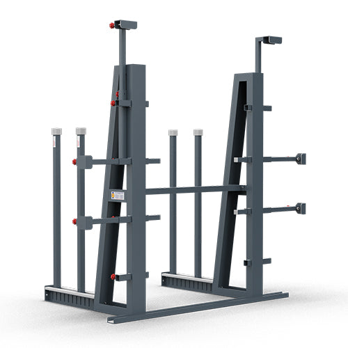 ABACO HEAVY-DUTY DISPLAY STAND RACK - AHDSR078 — side view