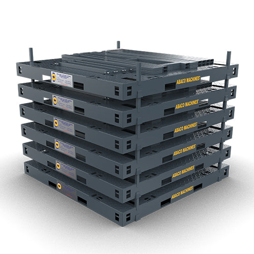 ABACO HEAVY-DUTY MULTI-MATERIAL BUNDLE RACK (9 In 1) - AHMCBR8970/AHMCBR8970-M2 — in use
