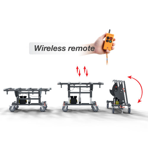 ABACO POWER KITCHEN PROCESSING TABLE - PKPT6340-PRO — side view