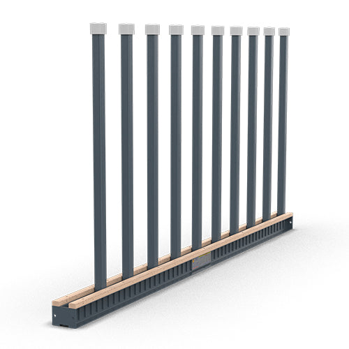 ABACO QLI UNIVERSAL SLAB RACK - AQUSR010-PRO, AQUSR010-PRO-G — side view