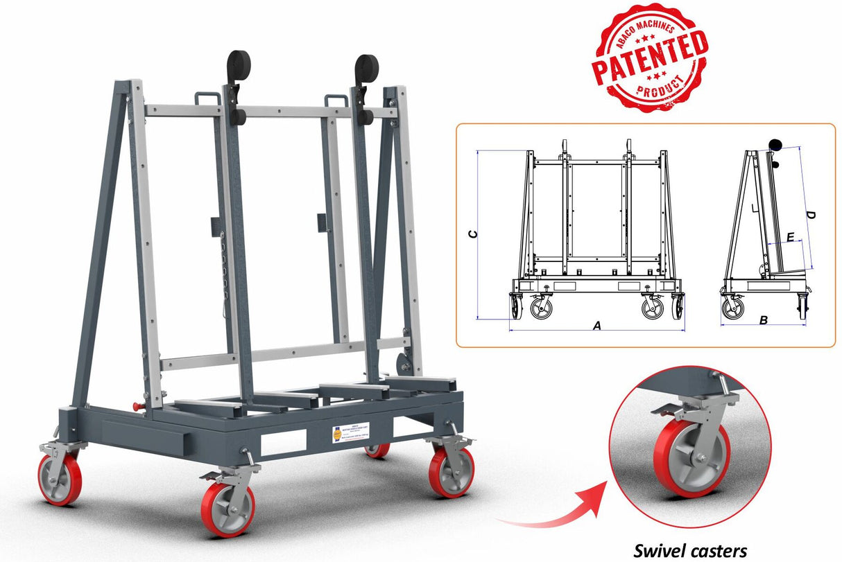 ABACO NESTING SINGLE SIDED CART - NSC6432 — feature