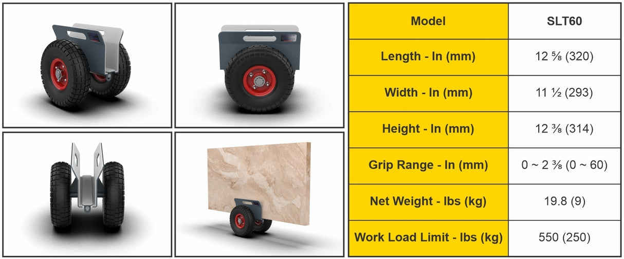 ABACO SELF-LOCKING DOLLY - SLT60 — feature