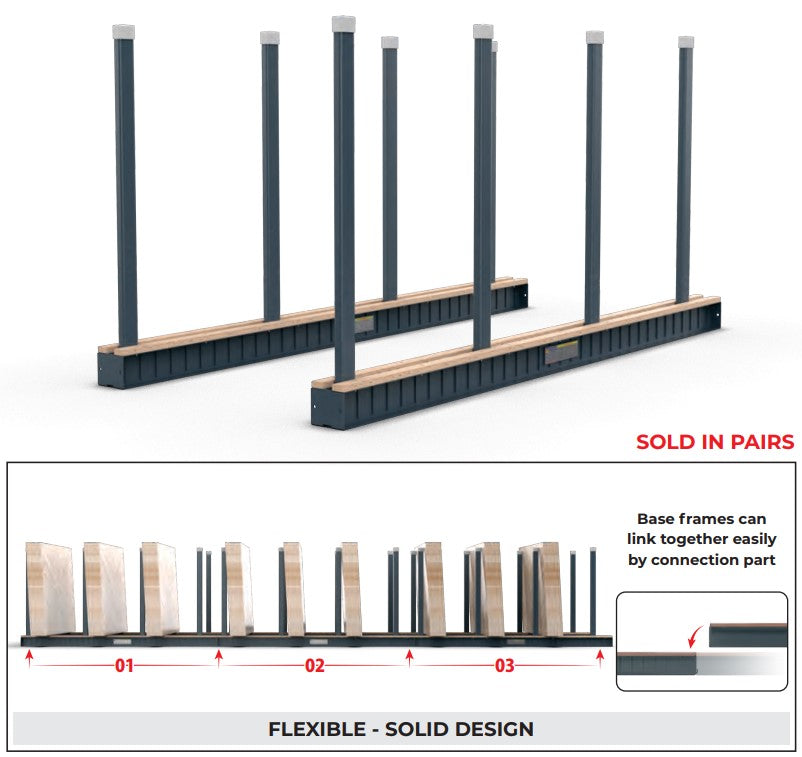 ABACO QLI UNIVERSAL BUNDLE SLAB RACK– AQUBSR010-PRO/AQUBSR010-PRO-G — application
