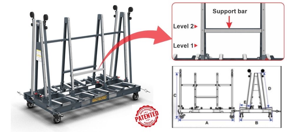 ABACO FOLDING ONE-STOP A-FRAME - FOSA8759 — application