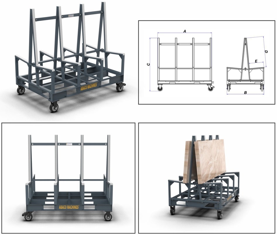 ABACO ONE STOP HIGH A-FRAME - OSHA7236 — application