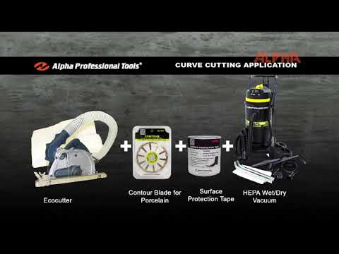 Alpha Contour Blade for Porcelain/Sintered Slabs