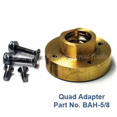 Alpha Professional Tools Quad W Adapter Aluminum 5/8-11 for Grinders