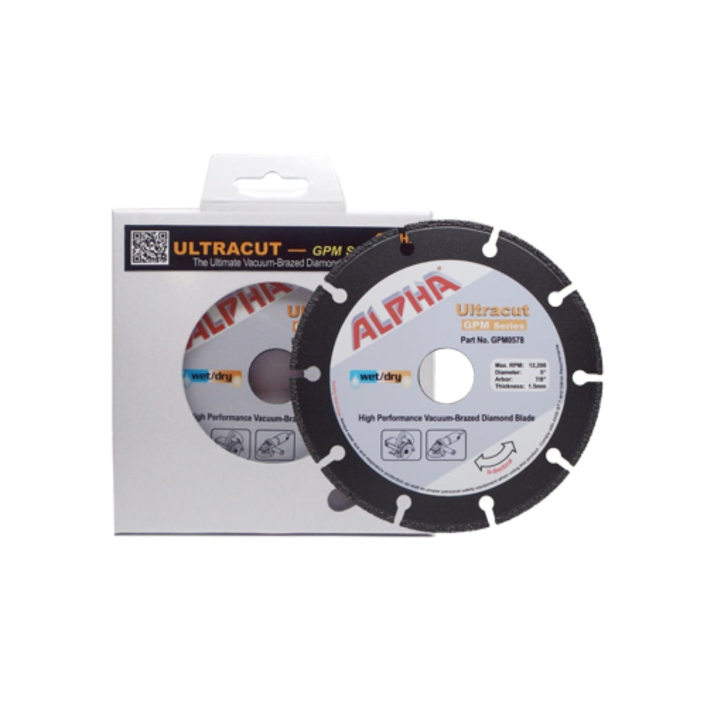 Alpha Ultracut GPM Series Vacuum-Brazed Diamond Blade