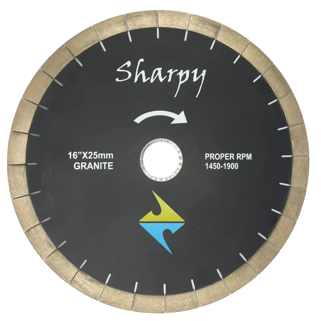 Sharpy Bridge Saw Blades Supreme Arix 25mm Segments