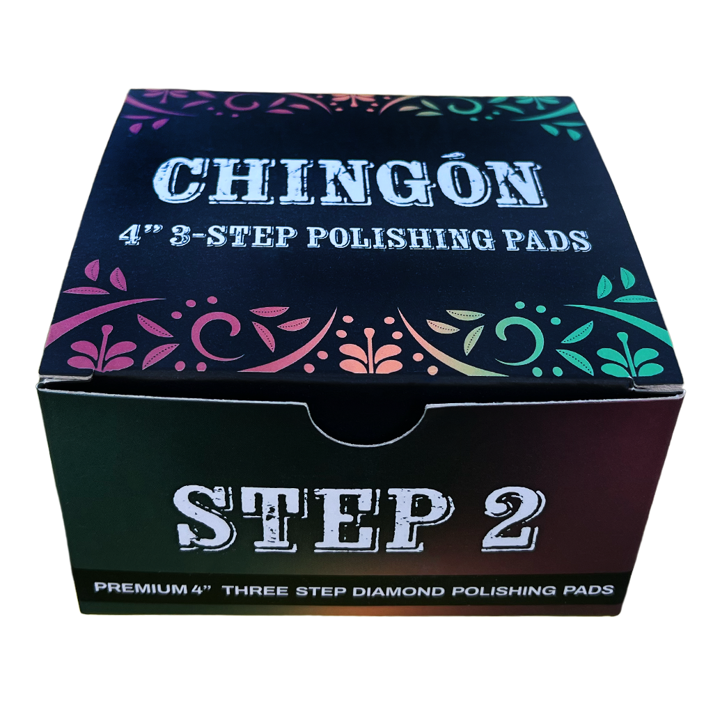 Tenax Chingon 4 Inch Premium 3 Step Polishing Pad for Granite and Quartz