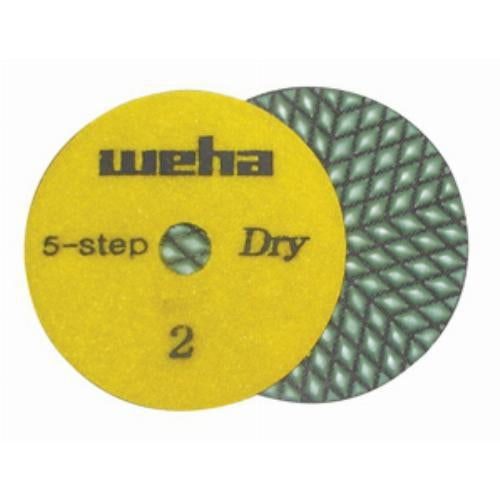 Weha 5-Step Dry Diamond Polishing Pad System for Granite
