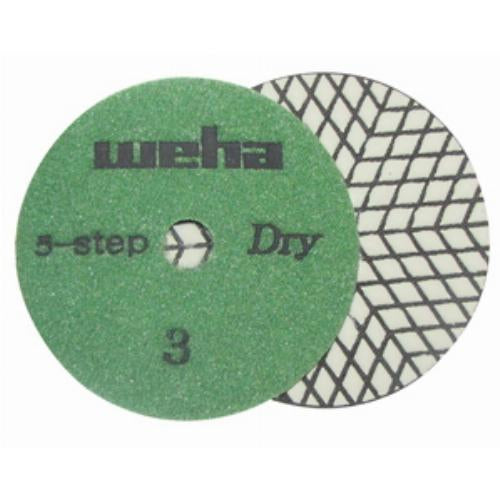Weha 5-Step Dry Diamond Polishing Pad System for Granite