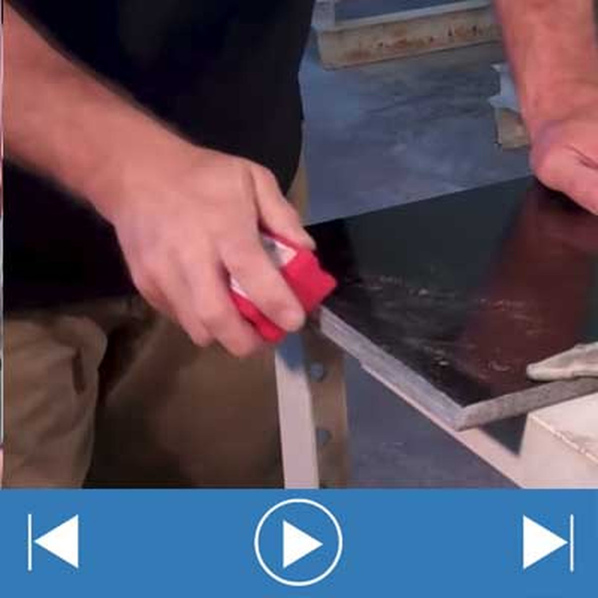 Alpha Professional Tools Hand Pad Electroplated