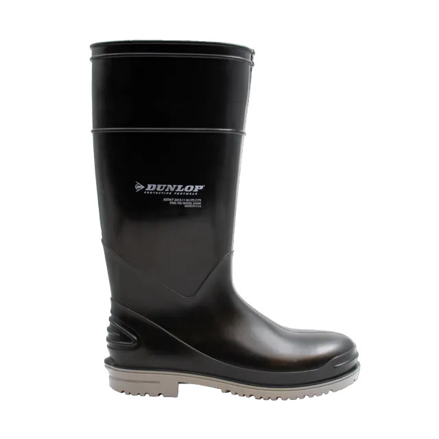 Dunlop Protective Footwear, Goliath Steel Toe, 100% Waterproof Polyblend PVC Material, Comfortable DURAPRO Energizing Insoles