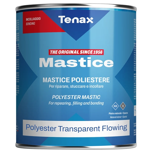 Tenax Transparent Flowing Polyester Professional Grade - side view