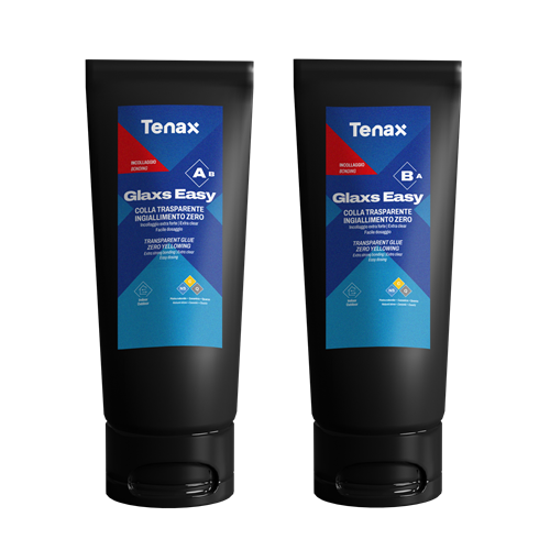 Tenax Glaxs Easy Tube Epoxy Adhesive for Granite and Marble - in use