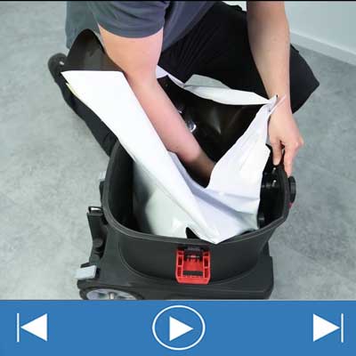 HEPA Wet/Dry Vacuum Safely Extracts Harmful Dust Directly from the Tool