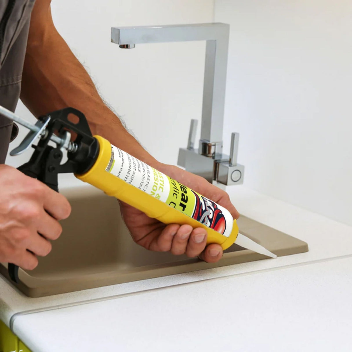 Kraken Bond Clear Seal Acrylic Caulk - Clear - packaging