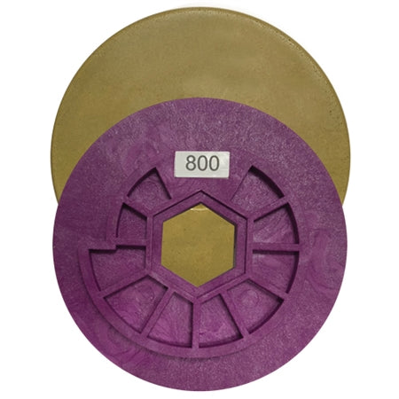 Tenax 5 Snail Lock Automated Edge Full Bullnose Polishing Wheel - additional view