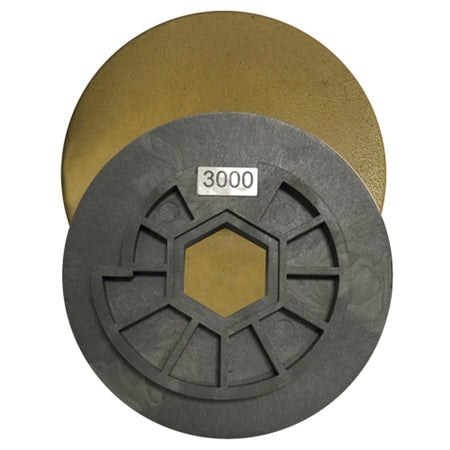 Tenax 5 Snail Lock Automated Edge Full Bullnose Polishing Wheel - additional view