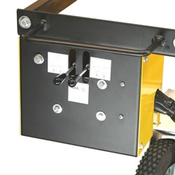 Achilli SC500 LC Tilting Slab Transport Cart. 77 x 48 Table. 1102 lb Weight Capacity - side view