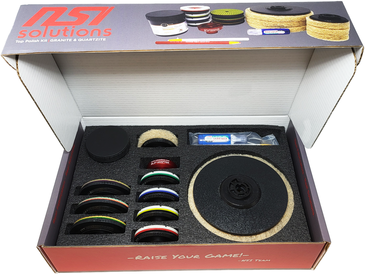 NSI Solutions Top Polish Kit - Granite & Quartzite