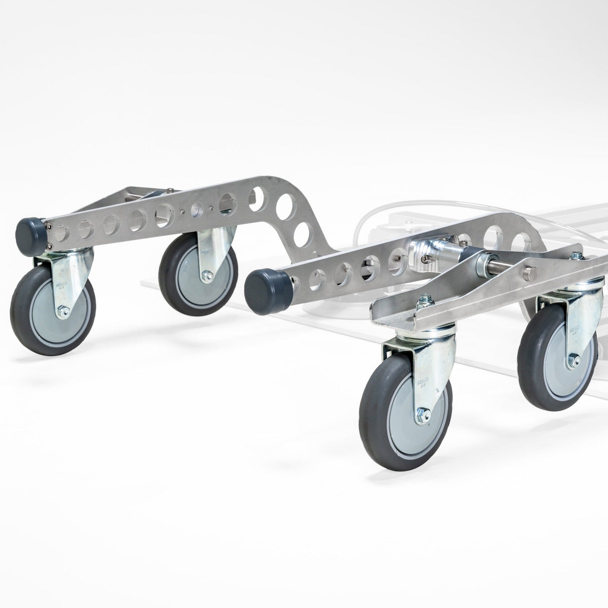 Omni Cubed Ergo Grip Wheel Kit Rolling Floor Tile Installation Wheels - side view