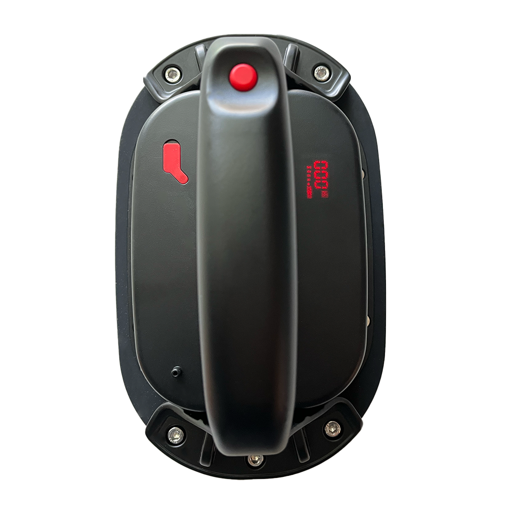 Tenax TuffCup Ares 9" x 5.5" LED Battery Powered Vacuum Cup for Rough Surfaces
