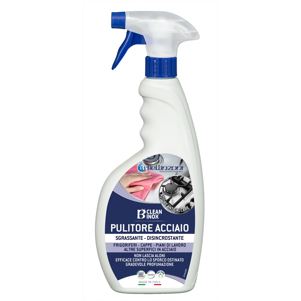 Bellinzoni B-Clean Inox Stainless Steel Cleaner 750 mL