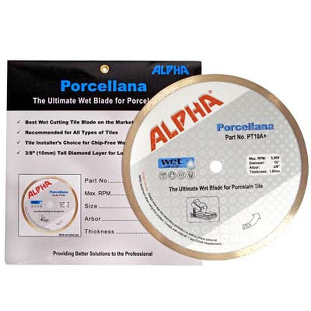 Alpha Professional Tools Porcellana Blade