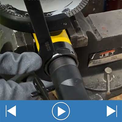 PWC-658 Pneumatic Wet Cutter 6" 5/8 The Ultimate Work Horse for Stone Fabricators