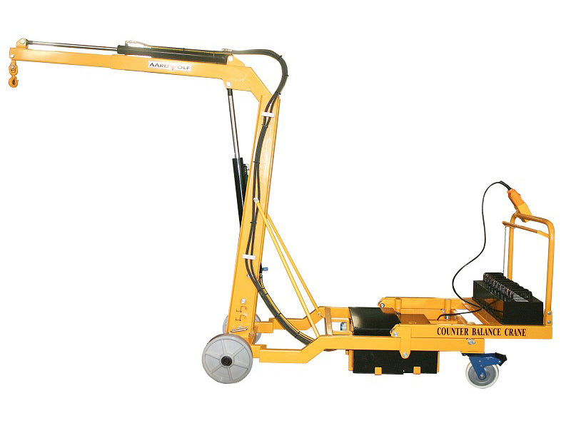 Aardwolf Powered Counterbalance Crane with Lateral Movement (APCCL Series)
