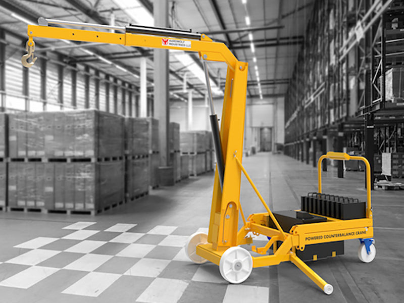Aardwolf Powered Counterbalance Crane with Lateral Movement (APCCL Series)